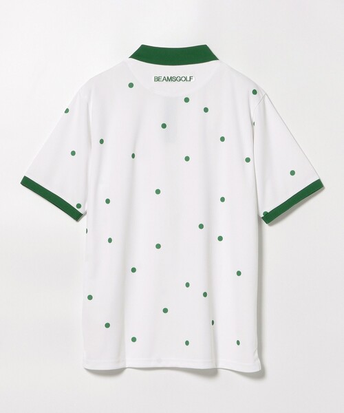 BEAMS GOLF（ビームスゴルフ）の「〈MEN〉ORANGE LABEL / ドットプリント クレリック ポロシャツ【DRY・UV・STRETCH】（ポロシャツ・メンズ・ホワイト/グリーン/ブラック・M/L/XL/S）」の21枚目の写真