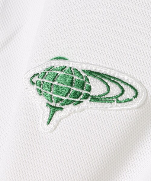 BEAMS GOLF（ビームスゴルフ）の「〈MEN〉ORANGE LABEL / ドットプリント クレリック ポロシャツ【DRY・UV・STRETCH】（ポロシャツ・メンズ・ホワイト/グリーン/ブラック・M/L/XL/S）」の22枚目の写真