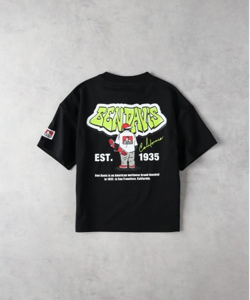 Right-on（ライトオン）の「【BEN DAVIS】バックプリントＴシャツ（Tシャツ/カットソー・キッズ・ブラック/ホワイト・140/150/160/130）」の2枚目の写真