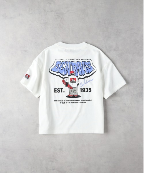 Right-on（ライトオン）の「【BEN DAVIS】バックプリントＴシャツ（Tシャツ/カットソー・キッズ・ブラック/ホワイト・140/150/160/130）」の5枚目の写真