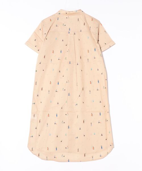 Arnold Palmer（アーノルドパーマー）の「アート総柄 ワンピース（ワンピース・レディース・ネイビー/ベージュ・L/S/M）」の3枚目の写真