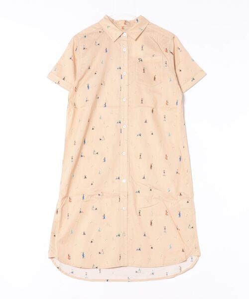 Arnold Palmer（アーノルドパーマー）の「アート総柄 ワンピース（ワンピース・レディース・ネイビー/ベージュ・L/S/M）」の20枚目の写真