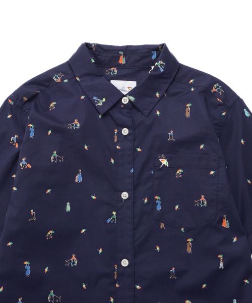 Arnold Palmer（アーノルドパーマー）の「アート総柄 ワンピース（ワンピース・レディース・ネイビー/ベージュ・L/S/M）」の13枚目の写真