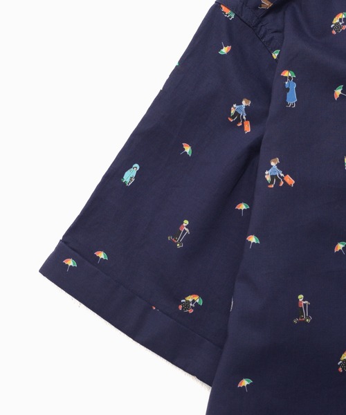 Arnold Palmer（アーノルドパーマー）の「アート総柄 ワンピース（ワンピース・レディース・ネイビー/ベージュ・L/S/M）」の14枚目の写真