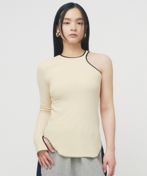 「THINGS THAT MATTER」 長袖カットソー FREE ミント レディース THINGS THAT MATTER 「THINGS MATTER」 長袖カットソー FREE