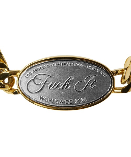 HUF（ハフ）の「FUCK IT BRACELET（ブレスレット・メンズ・ゴールド/シルバー・S/M/L/XL）」の8枚目の写真