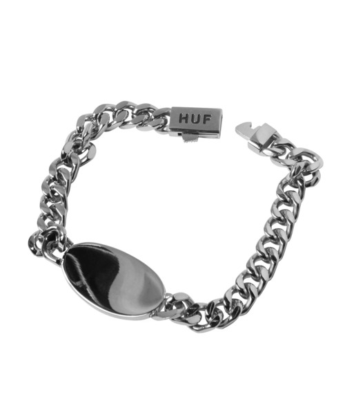 HUF ハフ ブレスレット  S/M ステッカー付 HUF（ハフ）の「H LINK BRACELET（ブレスレット）」 - WEAR
