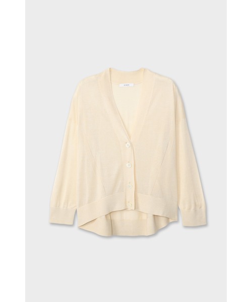 CINOH(チノ)の「SILK OVERSIZE CARDIGAN(ニット/セーター・レディース・アイボリー・36)」の2枚目の写真