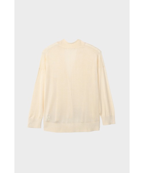 CINOH(チノ)の「SILK OVERSIZE CARDIGAN(ニット/セーター・レディース・アイボリー・36)」の4枚目の写真