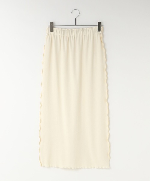 LOWRYS FARM（ローリーズファーム）の「カットメロータイトスカート 571510（スカート・レディース・アイボリー/グリーン/ブラック/グレー・FREE）」の2枚目の写真