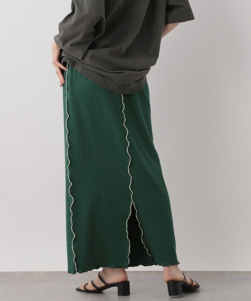 LOWRYS FARM（ローリーズファーム）の「カットメロータイトスカート 571510（スカート・レディース・アイボリー/グリーン/ブラック/グレー・FREE）」の13枚目の写真