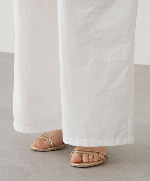 Omekashi（オメカシ）の「カーゴイージーパンツ（カーゴパンツ・レディース・イエロー/ブラック/オフホワイト・38/36）」の17枚目の写真