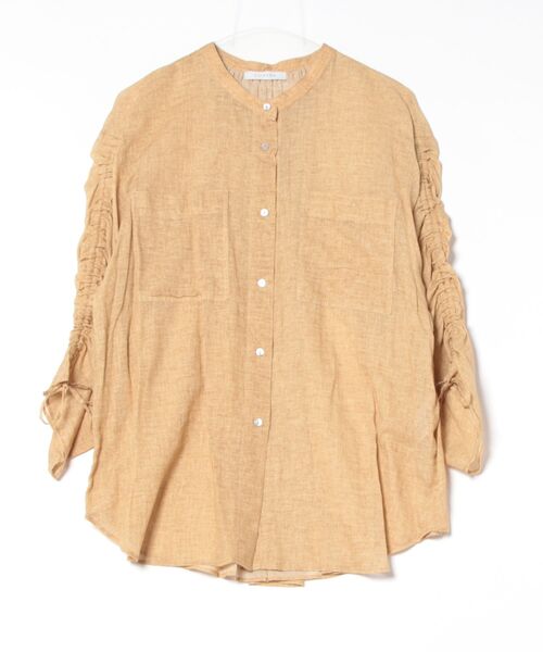 Jines(ジネス)の「シアーシャーリングシャツ(シャツ/ブラウス・レディース・イエロー系その他/オレンジ・38)」の21枚目の写真