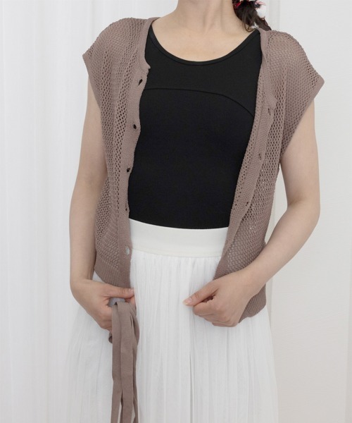 Miniministore(ミニミニストア)の「タンクトップ カップ付き インナーウェア(タンクトップ・レディース・ベージュ/ホワイト/グレー/ブラック・FREE)」の20枚目の写真