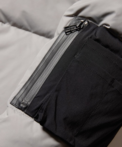 VIRGOwearworks(ヴァルゴウェアワークス)の「SHELTER X SPECIAL DOWN JACKET(ダウンジャケット/コート・メンズ・ブラック/グレー/オリーブドラブ・2/3/4)」の16枚目の写真