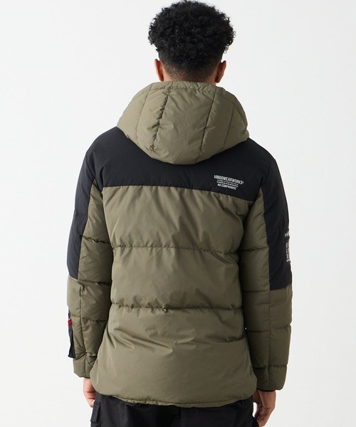 VIRGOwearworks(ヴァルゴウェアワークス)の「SHELTER X SPECIAL DOWN JACKET(ダウンジャケット/コート・メンズ・ブラック/グレー/オリーブドラブ・2/3/4)」の14枚目の写真