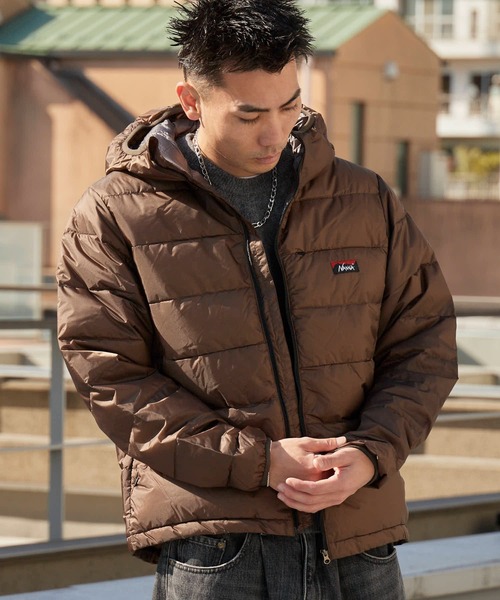NANGA（ナンガ）の「NANGA/ナンガ ATL DOWN ZIP HOODIE ダックダウン オーロラテックスライト ダウンジャケット（ダウンジャケット/コート・メンズ・オレンジ/ブラウン/ブラック/ブルー・S/M/L/XL）」の20枚目の写真