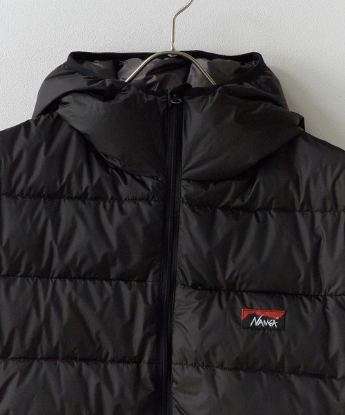 NANGA（ナンガ）の「NANGA/ナンガ ATL DOWN ZIP HOODIE ダックダウン オーロラテックスライト ダウンジャケット（ダウンジャケット/コート・メンズ・オレンジ/ブラウン/ブラック/ブルー・S/M/L/XL）」の6枚目の写真