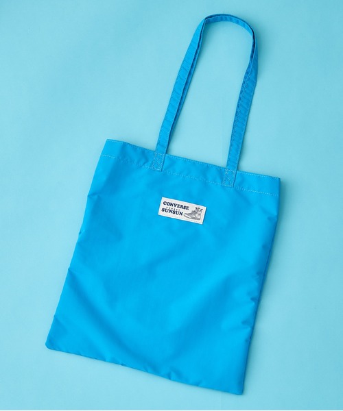 CONVERSE（コンバース）の「【CONVERSE/コンバース】SUNSUN FLAT TOTE BAG　パペットスンスン コラボバッグ（トートバッグ・レディース・アイボリー/イエロー/ブルー/ブラック/ピンク・FREE）」の17枚目の写真