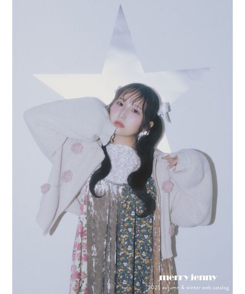 merry jenny（メリージェニー）の「flowerレーストップス（Tシャツ/カットソー・レディース・ブラック/オフホワイト/ピンク・FREE）」の20枚目の写真