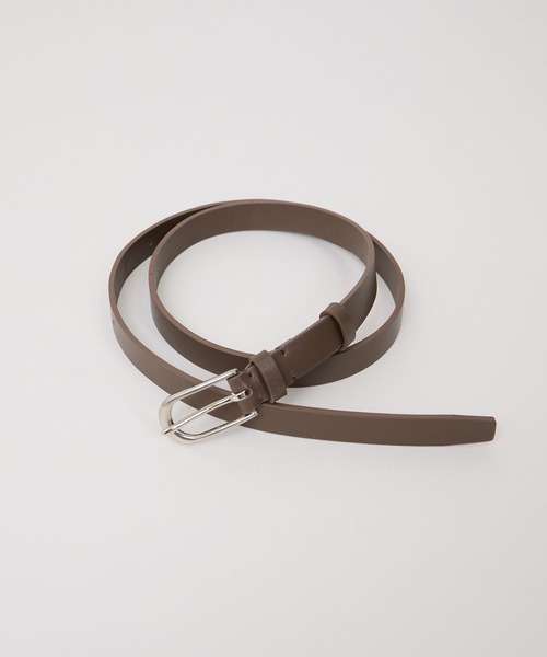 SALON adam et rope'(サロン アダム エ ロペ)の「【W S(ドゥーブル)】レザーオーバルバックルベルト(ベルト・レディース・ブラック/ベージュ系その他・FREE)」の10枚目の写真