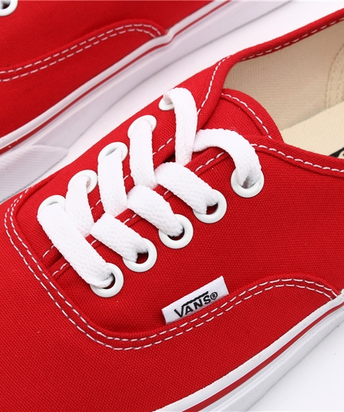 VANS（バンズ）の「VANS AUTHENTIC（スニーカー・レディース・レッド・5.5/4.5/6.5）」の5枚目の写真