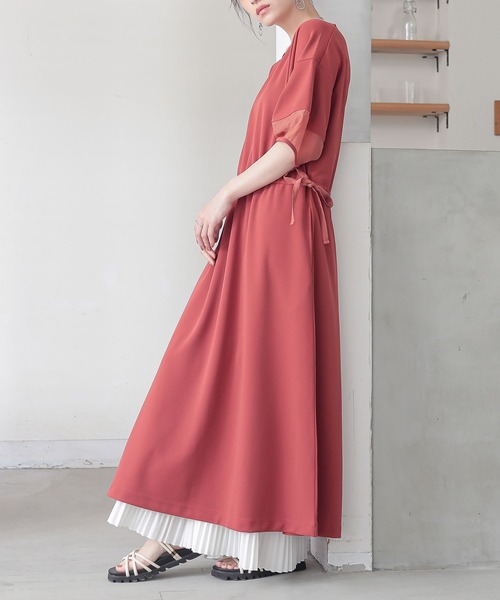 n'OrLABEL(ノアールレーベル)の「【吸水速乾・帯電防止・ストレッチ】裾プリーツぺチパンツ(その他パンツ・レディース・ブラック/アイボリー/チャコール・2/1)」の9枚目の写真