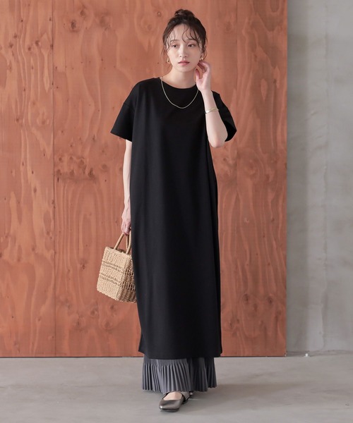 n'OrLABEL(ノアールレーベル)の「【吸水速乾・帯電防止・ストレッチ】裾プリーツぺチパンツ(その他パンツ・レディース・ブラック/アイボリー/チャコール・2/1)」の13枚目の写真
