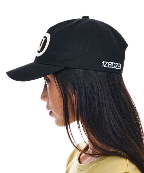 帽子 beeden LEATHER LOGO BASIC CAP black LEATHER LOGO BASIC CAP（キャップ）｜BEEDEN（ビーデン）の