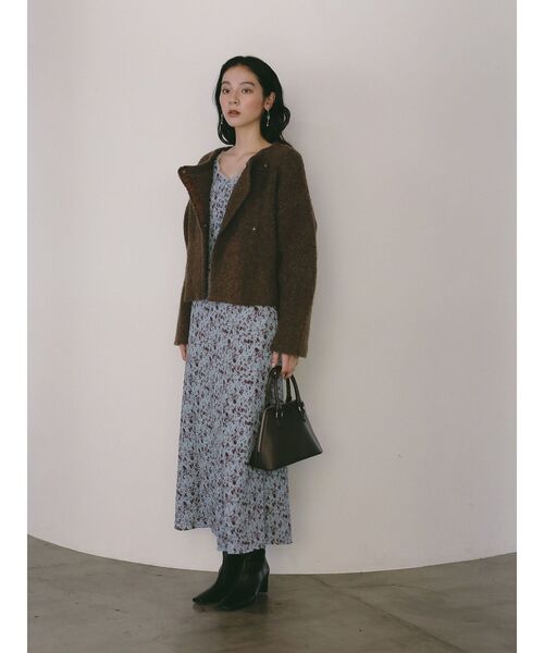 LAGUNAMOON(ラグナムーン)の「スクエアトゥショートブーツ(ブーツ・レディース・ブラック/ベージュ・S/M)」の6枚目の写真