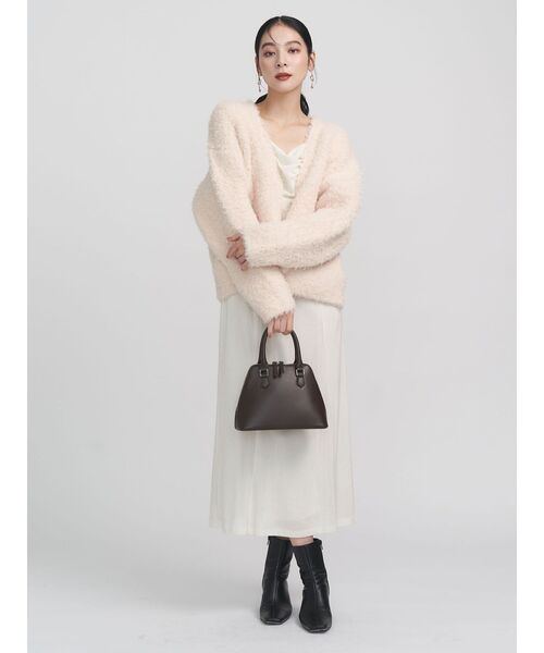 LAGUNAMOON(ラグナムーン)の「スクエアトゥショートブーツ(ブーツ・レディース・ブラック/ベージュ・S/M)」の13枚目の写真