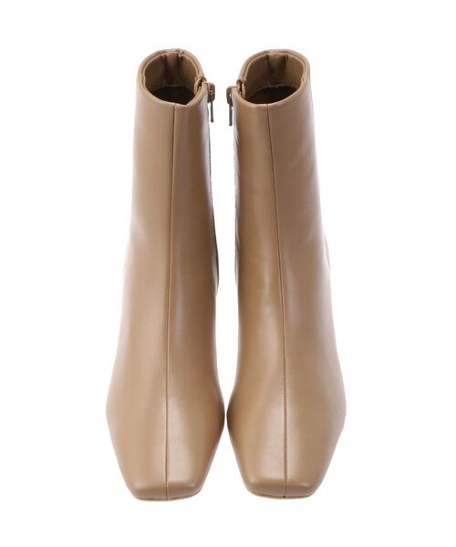 LAGUNAMOON(ラグナムーン)の「スクエアトゥショートブーツ(ブーツ・レディース・ブラック/ベージュ・S/M)」の16枚目の写真