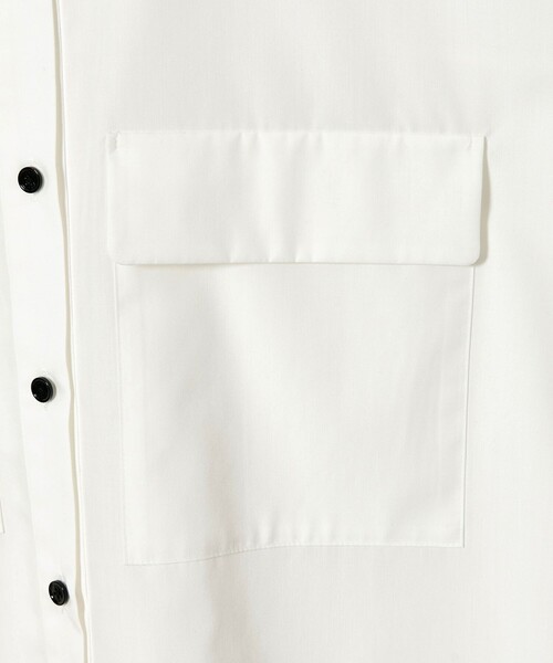 AEWEN MATOPH(イウエン マトフ)の「<AEWEN MATOPH>ポケット ドルマン シャツ②(シャツ/ブラウス・レディース・ホワイト/ダークブラウン・FREE)」の15枚目の写真