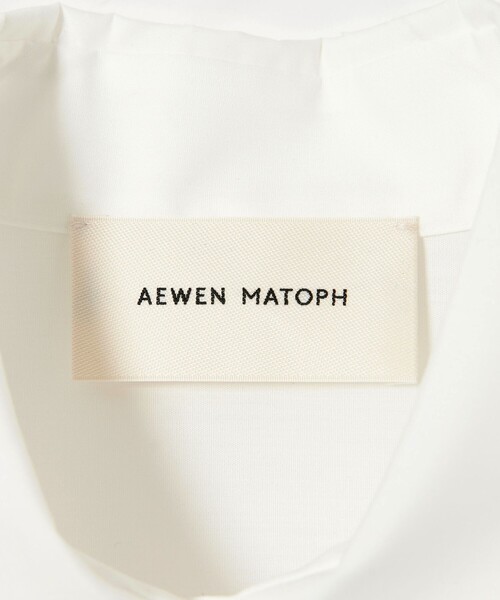 AEWEN MATOPH(イウエン マトフ)の「<AEWEN MATOPH>ポケット ドルマン シャツ②(シャツ/ブラウス・レディース・ホワイト/ダークブラウン・FREE)」の18枚目の写真