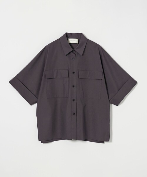 AEWEN MATOPH(イウエン マトフ)の「<AEWEN MATOPH>ポケット ドルマン シャツ②(シャツ/ブラウス・レディース・ホワイト/ダークブラウン・FREE)」の19枚目の写真