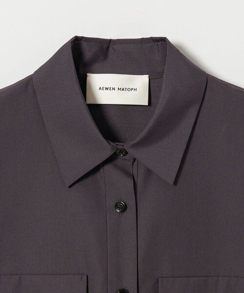 AEWEN MATOPH(イウエン マトフ)の「<AEWEN MATOPH>ポケット ドルマン シャツ②(シャツ/ブラウス・レディース・ホワイト/ダークブラウン・FREE)」の21枚目の写真