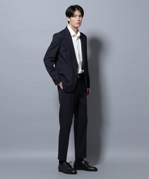 ナノユニバース ネイビー スーツセット ジャケット ベスト パンツ N TROUSERS PREMIUM 」 TEXBRID(R) 撥水 ストレッチ パンツ