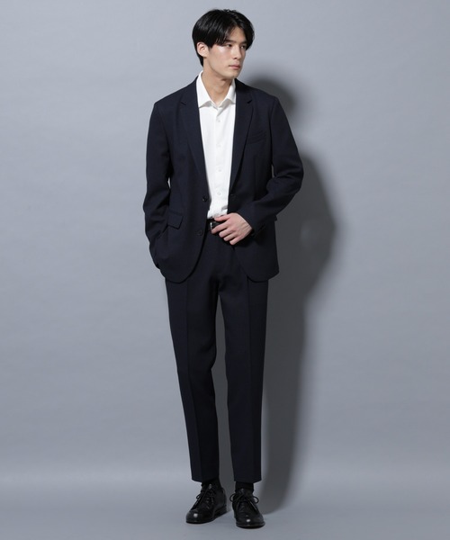 NANO universe（ナノユニバース）の「「Damerino」LANATEC(R)メランジオックスストレッチセットアップ（セットアップ・メンズ・ネイビー/オリーブ/グレー・S/M/L/XL）」の22枚目の写真