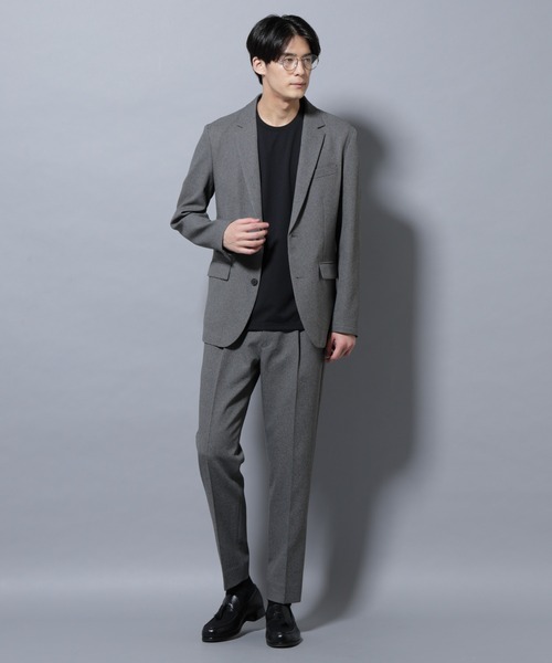 【新品】ナノユニバース「Damerino」セットアップ【上M/下L】ゾノ セール】「Damerino」LANATEC(R)メランジオックスストレッチ