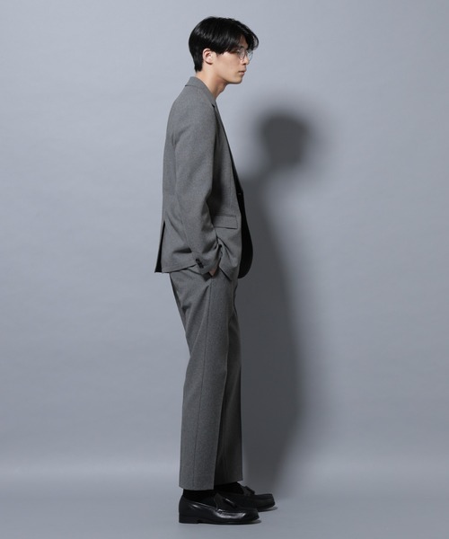 NANO universe（ナノユニバース）の「「Damerino」LANATEC(R)メランジオックスストレッチセットアップ（セットアップ・メンズ・ネイビー/オリーブ/グレー・S/M/L/XL）」の9枚目の写真