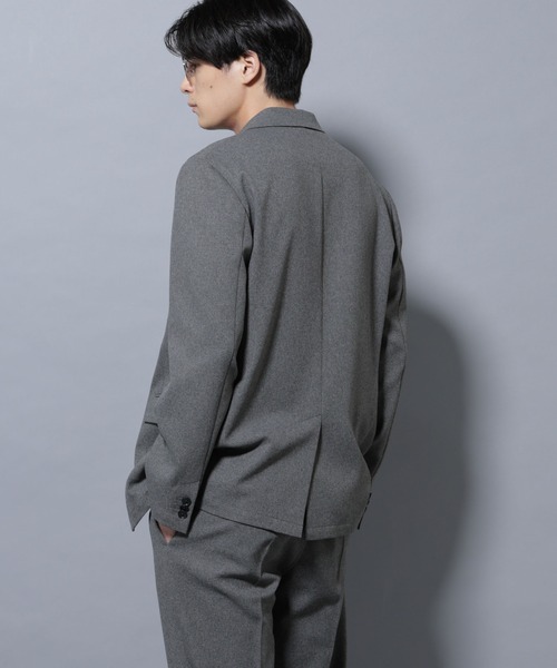 NANO universe（ナノユニバース）の「「Damerino」LANATEC(R)メランジオックスストレッチセットアップ（セットアップ・メンズ・ネイビー/オリーブ/グレー・S/M/L/XL）」の7枚目の写真