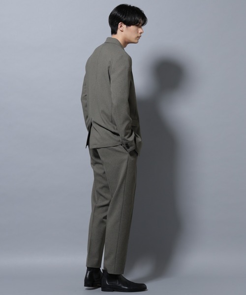 NANO universe（ナノユニバース）の「「Damerino」LANATEC(R)メランジオックスストレッチセットアップ（セットアップ・メンズ・ネイビー/オリーブ/グレー・S/M/L/XL）」の16枚目の写真