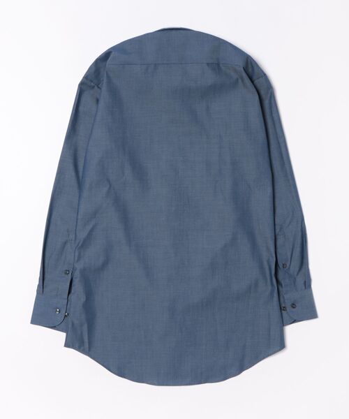 TOKYO SHIRTS（トウキョウシャツ）の「形態安定ノンアイロン ホリゾンタルワイド 長袖ビジネスワイシャツ（ビジネスシャツ・メンズ・ネイビー・首回り42cm-裄丈82cm/首回り42cm-裄丈86cm/首回り43cm-裄丈82cm/首回り43cm-裄丈86cm/首回り37cm-裄丈80cm/首回り39cm-裄丈80cm/首回り39cm-裄丈84cm/首回り41cm-裄丈82cm/首回り41cm-裄丈86cm）」の7枚目の写真