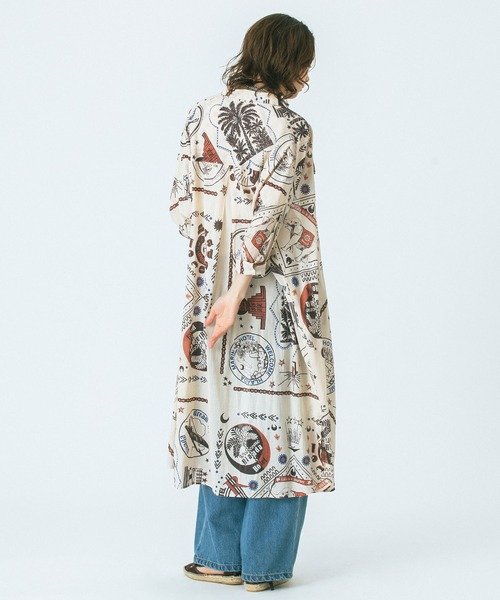 HLAADA（フラーダ）の「(HLAADA for ROSEBUD)BANDANA BIAS SHIRT OP（ワンピース・レディース・ベージュ/ネイビー・ONE SIZE）」の11枚目の写真