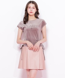 ◇フェイクレザープリーツミニスカート