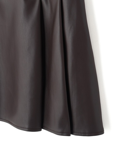 JILL by JILL STUART(ジルバイジルスチュアート)の「◇フェイクレザープリーツミニスカート(スカート・レディース・ブラウン/ピンク・SMALL/MEDIUM)」の16枚目の写真