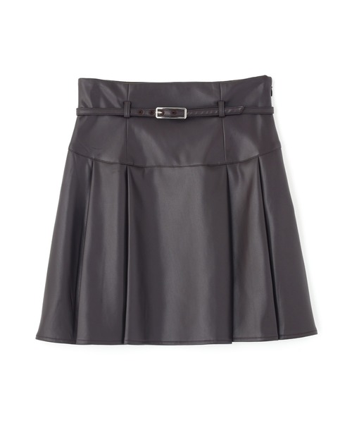 JILL by JILL STUART(ジルバイジルスチュアート)の「◇フェイクレザープリーツミニスカート(スカート・レディース・ブラウン/ピンク・SMALL/MEDIUM)」の11枚目の写真