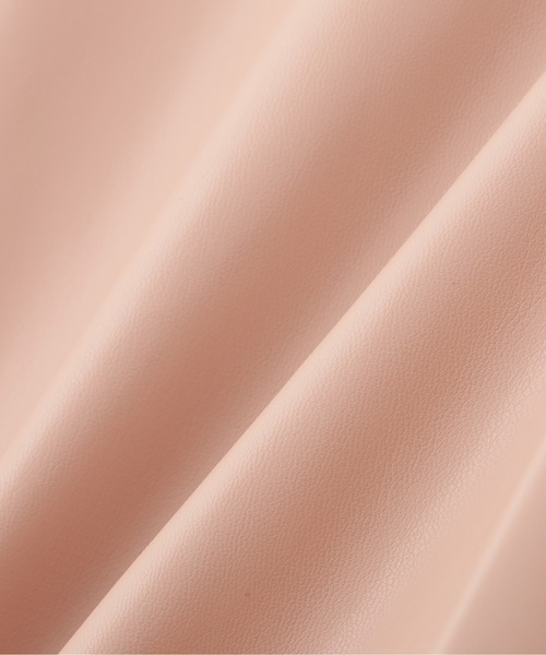 JILL by JILL STUART(ジルバイジルスチュアート)の「◇フェイクレザープリーツミニスカート(スカート・レディース・ブラウン/ピンク・SMALL/MEDIUM)」の9枚目の写真