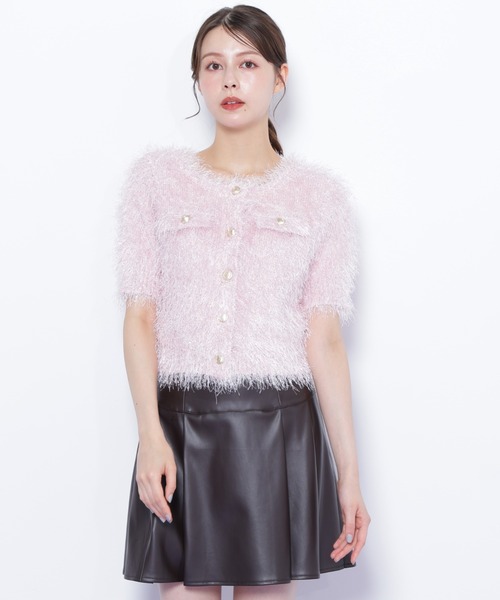 セール】◇フェイクレザープリーツミニスカート（スカート）｜JILL by