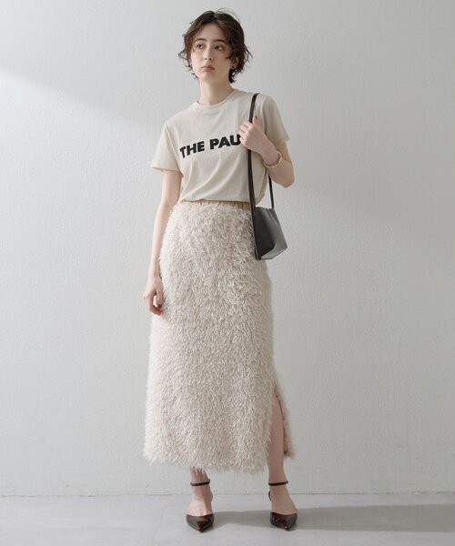 THE PAUSE（ザ ポーズ）の「【THE PAUSE】ボリュームフリンジスカート（スカート・レディース・ブラウン/アイボリー・FREE）」の13枚目の写真